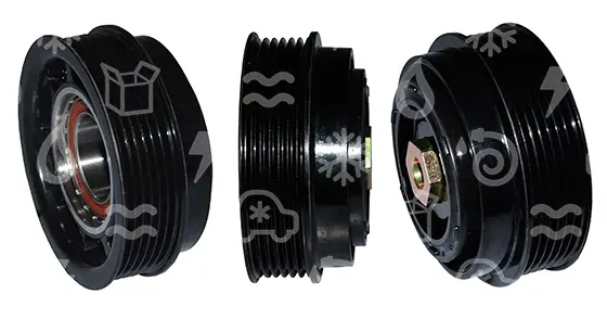 spojka pro kompresor DENSO, 100 mm, poly V6, 35x52x20mm